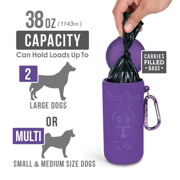Dog Doo Tube Purple (Large)